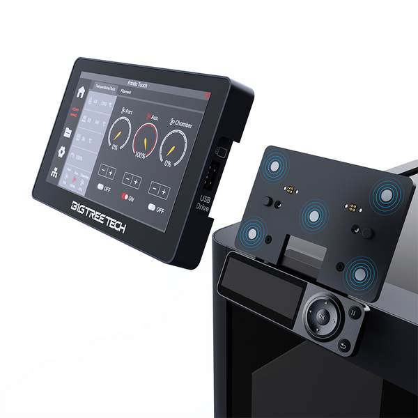 BIGTREETECH Panda Touch V1.1.1 - 5 Inch Touch Screen with Multi-Printer, Wireless Control For Bambu Lab X1, P1 and A1 Printers