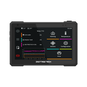 The pad 7 screen panel can be used to monitor printing progress.